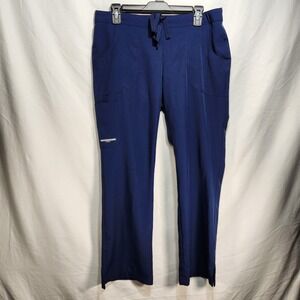 Skechers By Barco Womens Scrub Pants Size Medium MP Navy‎ Blue Medical Uniform